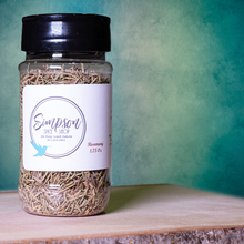 Load image into Gallery viewer, A bottle of fresh Rosemary from the Simpson Spice Shop
