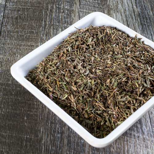 A bowl of fresh Thyme from the Simpson Spice Shop